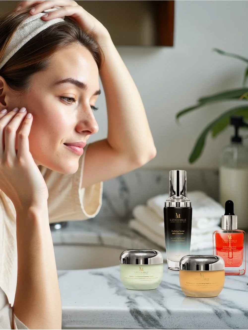 LATOUA MILLE Hyaluronic Acid Collection 6-Piece Luxury Skincare Gift Set